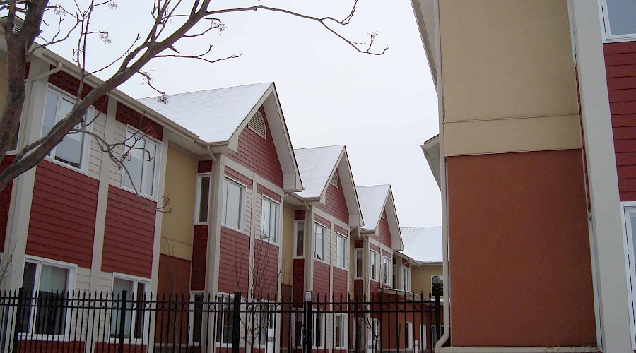 A photo of the two-story wood frame Stony II Care Facility.