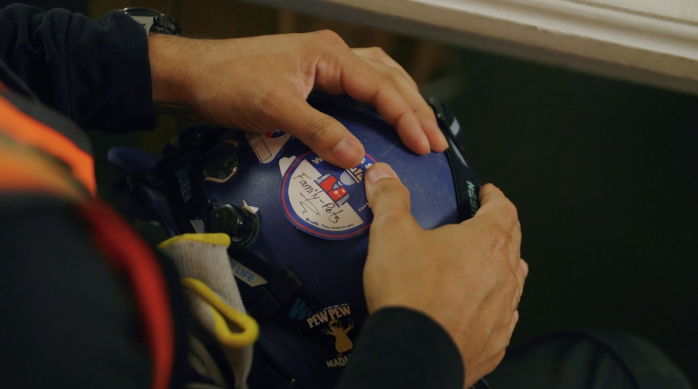 Image of a Chandos Construction employee placing a 