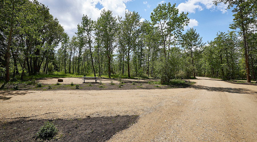 Image of Aspen Beach Provincial Park in Alberta, Canada, built by Chandos Construciton - campsite