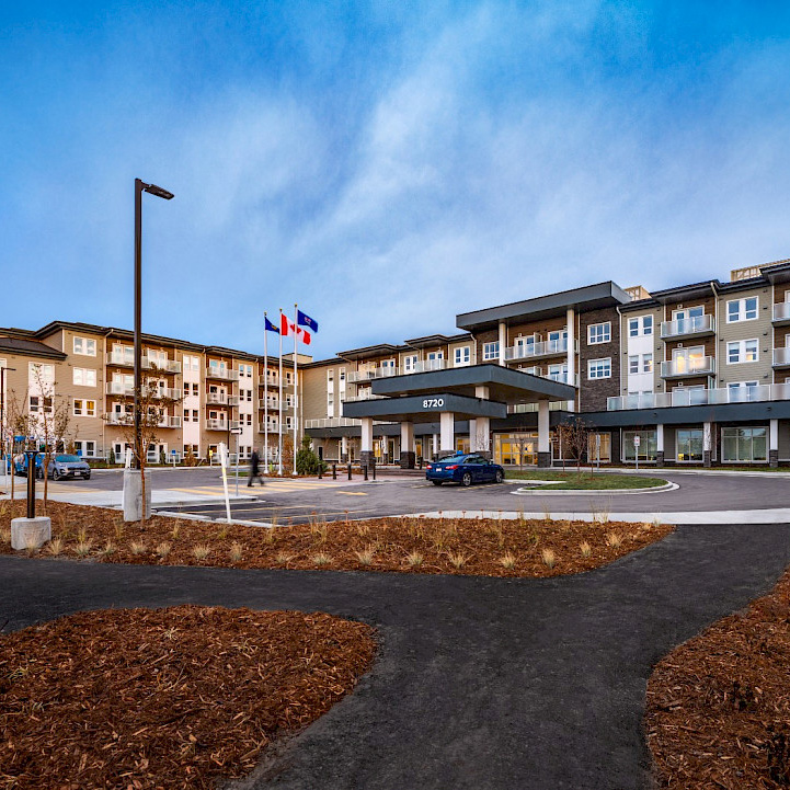 THE SCENIC GRANDE BY REVERA seniors housing complex built by Chandos Construction