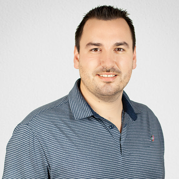 Headshot of Matthew Blais, estimator at Chandos Construction Kelowna, for bids,