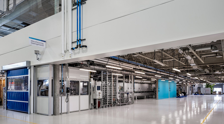 Interior image of Svante Centre of Excellence facility, built by Chandos Construction Vancouver in Burnaby, BC
