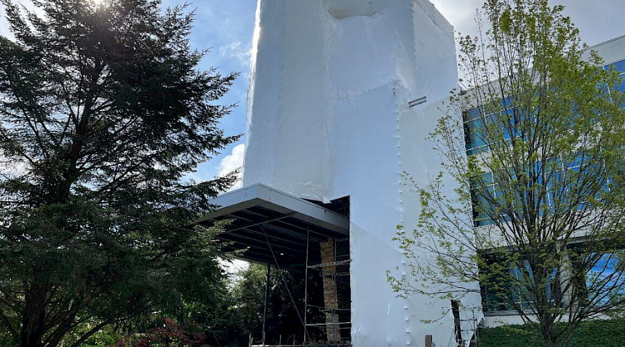 Image of renovation work happening at EA Sports completed by Chandos Construction Vancouver